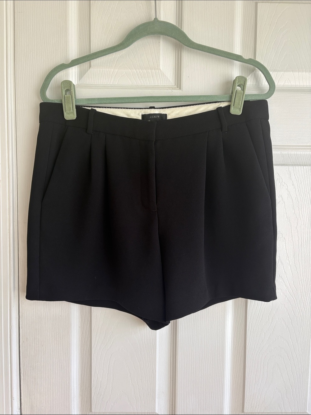 J. Crew Black High-Waist Tailored Women's Shorts
